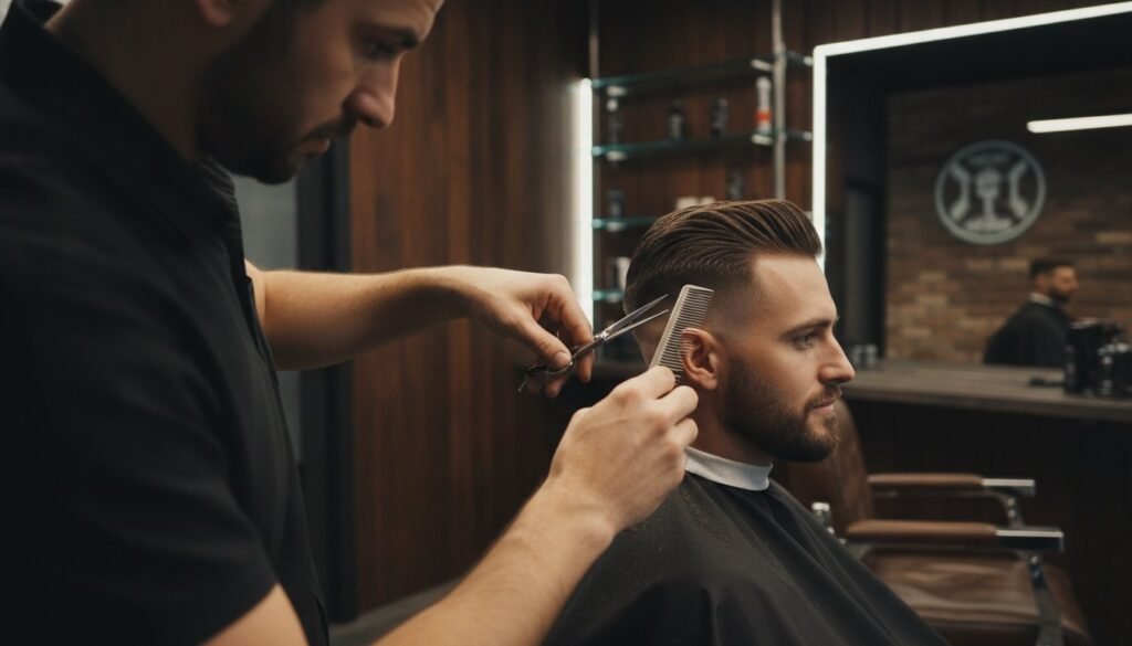 The Anatomy of a Classic Haircut: A Study in Precision and Presence